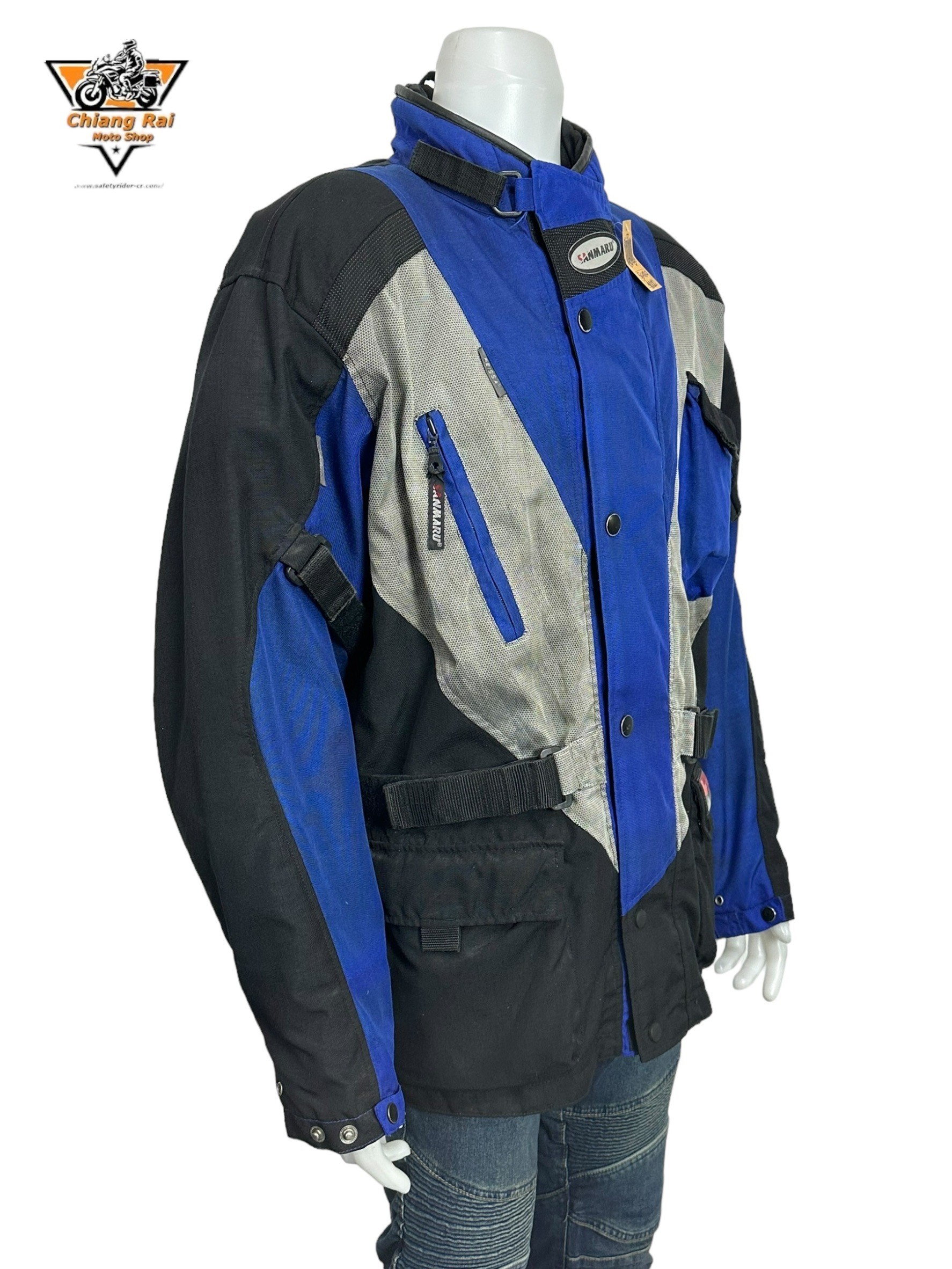 เสื้อขี่มอเตอร์ไซด์( มือสอง) RCTA 606: อก 56" ยาว 30"(2XL) **SANMARU**