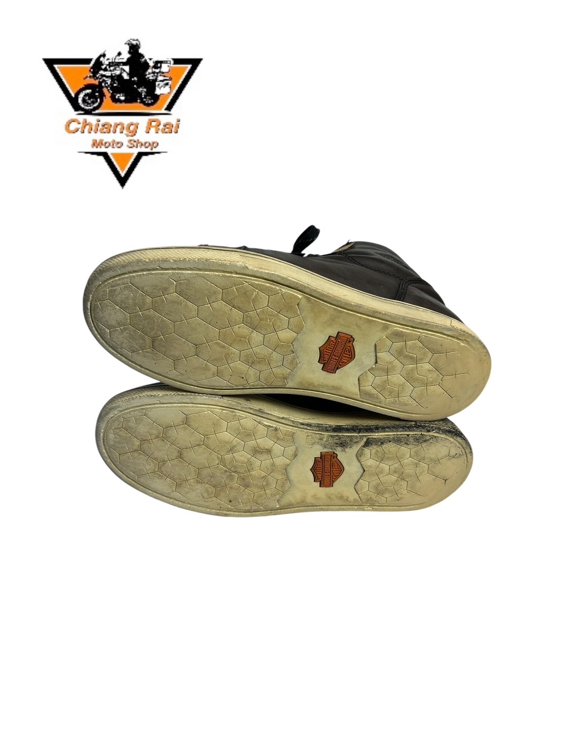 รองเท้าขี่มอเตอร์ไซด์( มือสอง) RCBT-090 Size ขนาดจากป้าย 42:EUR / 8:UK / 26.5:Cm.(Harley-Davidson)