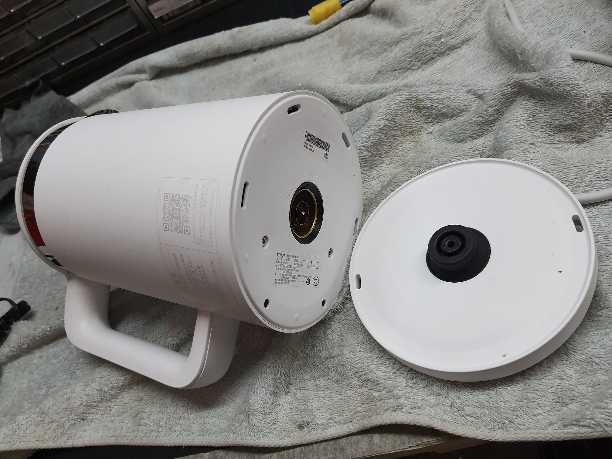 ซ่อมกาต้มน้ำร้อนไฟฟ้า ยี่ห้อ MIJIA รุ่น YM-K1501 อาการไม่ร้อน