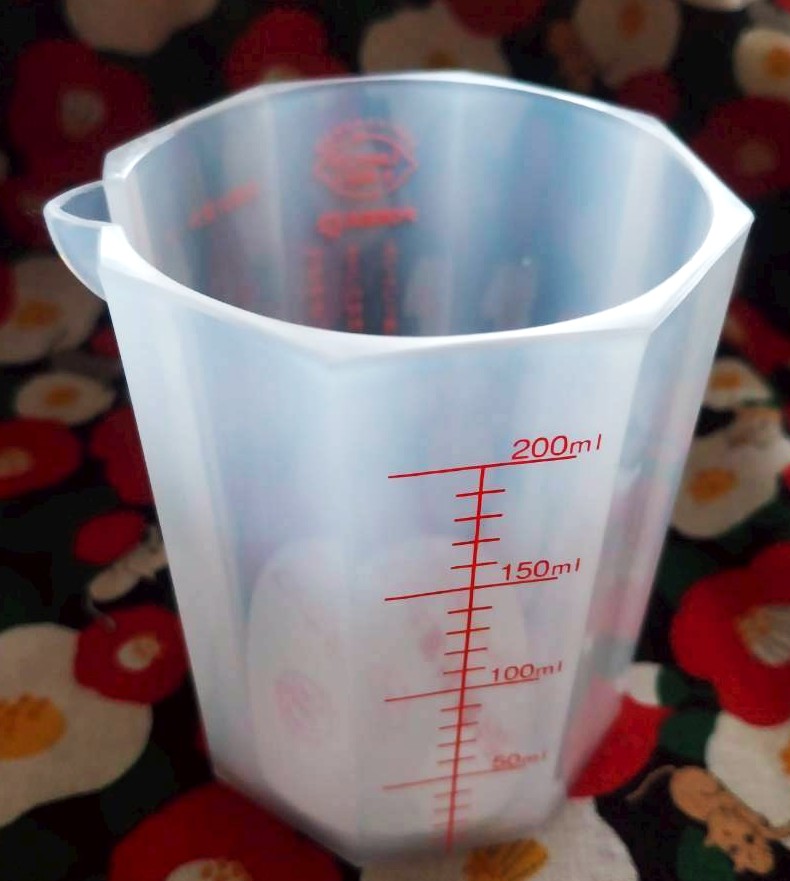 POKKA P LEMON A DAY แก้วตวง ถ้วยตวง น้ำ น้ำผลไม้ ฯลฯ จากญี่ปุ่น 200 ml