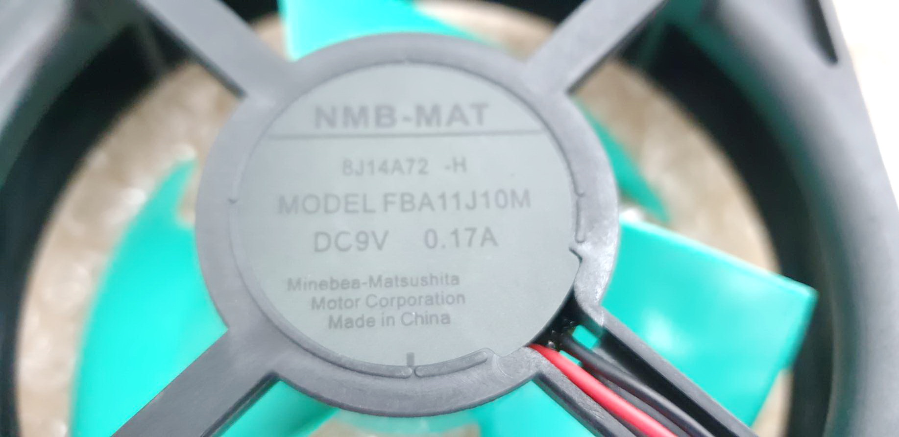 FBA11J10M พัดลมตู้เย็น Panasonic 9V ขนาด 4.5x4.5 นิ้ว