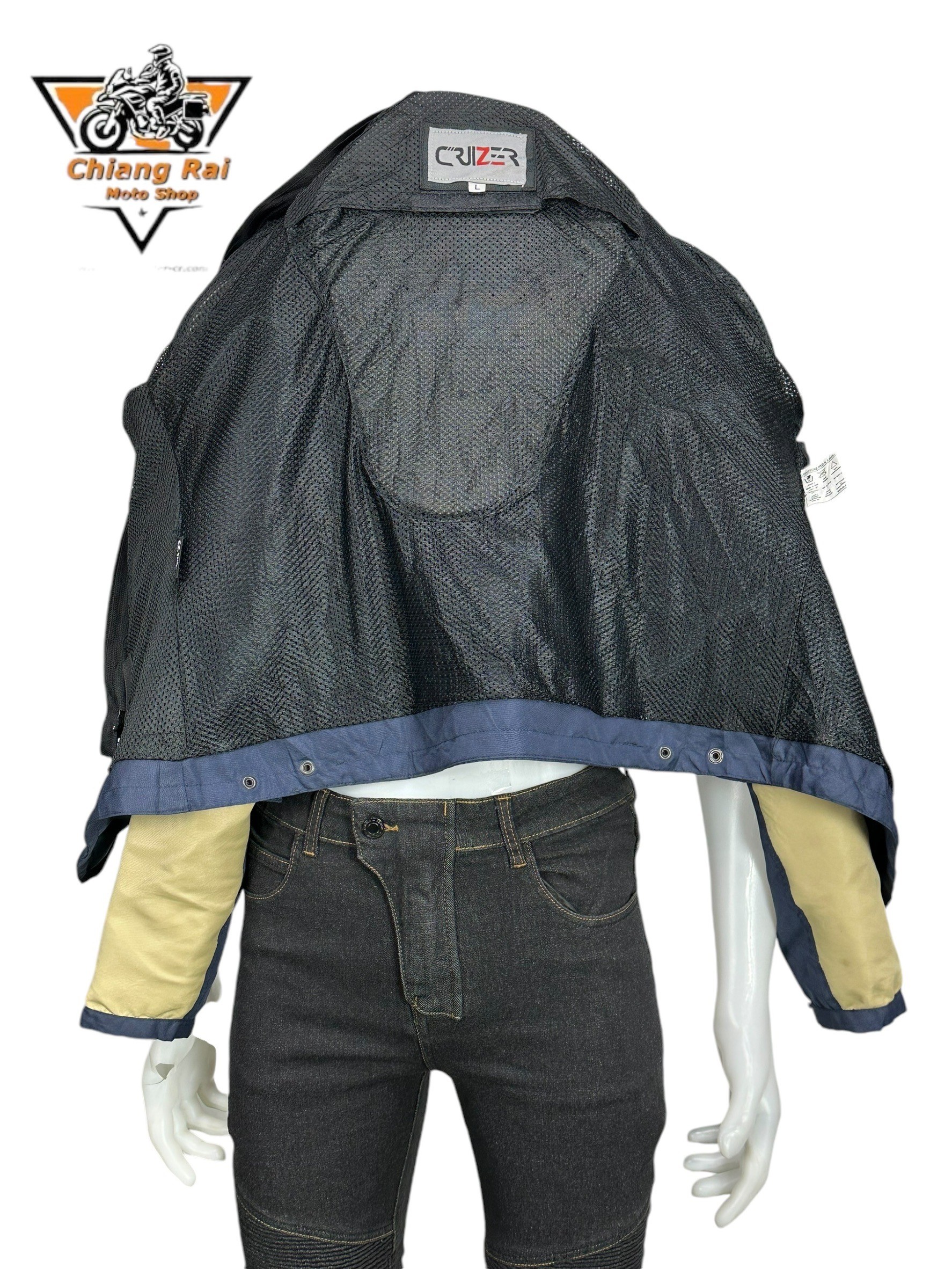 เสื้อขี่มอเตอร์ไซด์( มือสอง) RCSA 920 : อก 46" ยาว 27" (L) **cruizer**