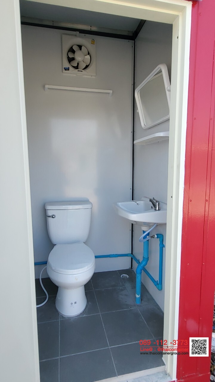 ห้องน้ำเดี่ยว 1 ห้อง ห้องน้ำสำเร็จรูป ห้องน้ำเคลื่อนที่