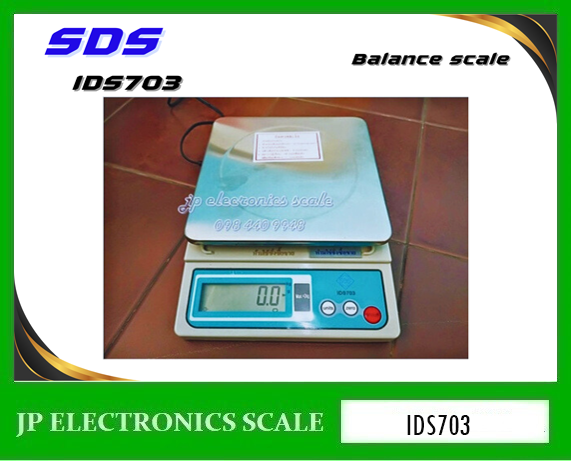 เครื่องชั่งดิจิตอล1000g ตาชั่งดิจิตอล1000g เครื่องชั่งน้ำหนักดิจิตอล1000กรัม เครื่องชั่งดิจิตอล1000กรัม ตาชั่ง1000กรัม ความละเอียด0.1g ยี่ห้อ SDS รุ่น IDS703-1K จานชั่งเหลี่ยม 153x153mm.