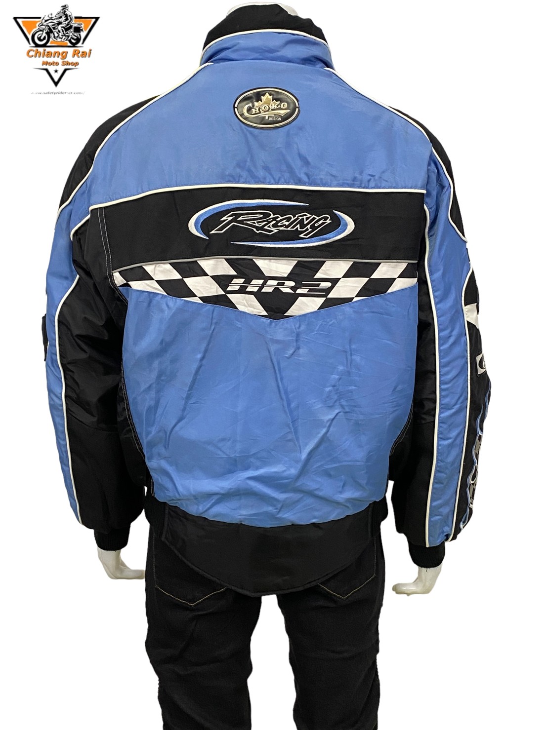 เสื้อขี่มอเตอร์ไซด์( มือสอง) RCSA 534: อก 50" ยาว 27" (XL) **HOTRIDER**