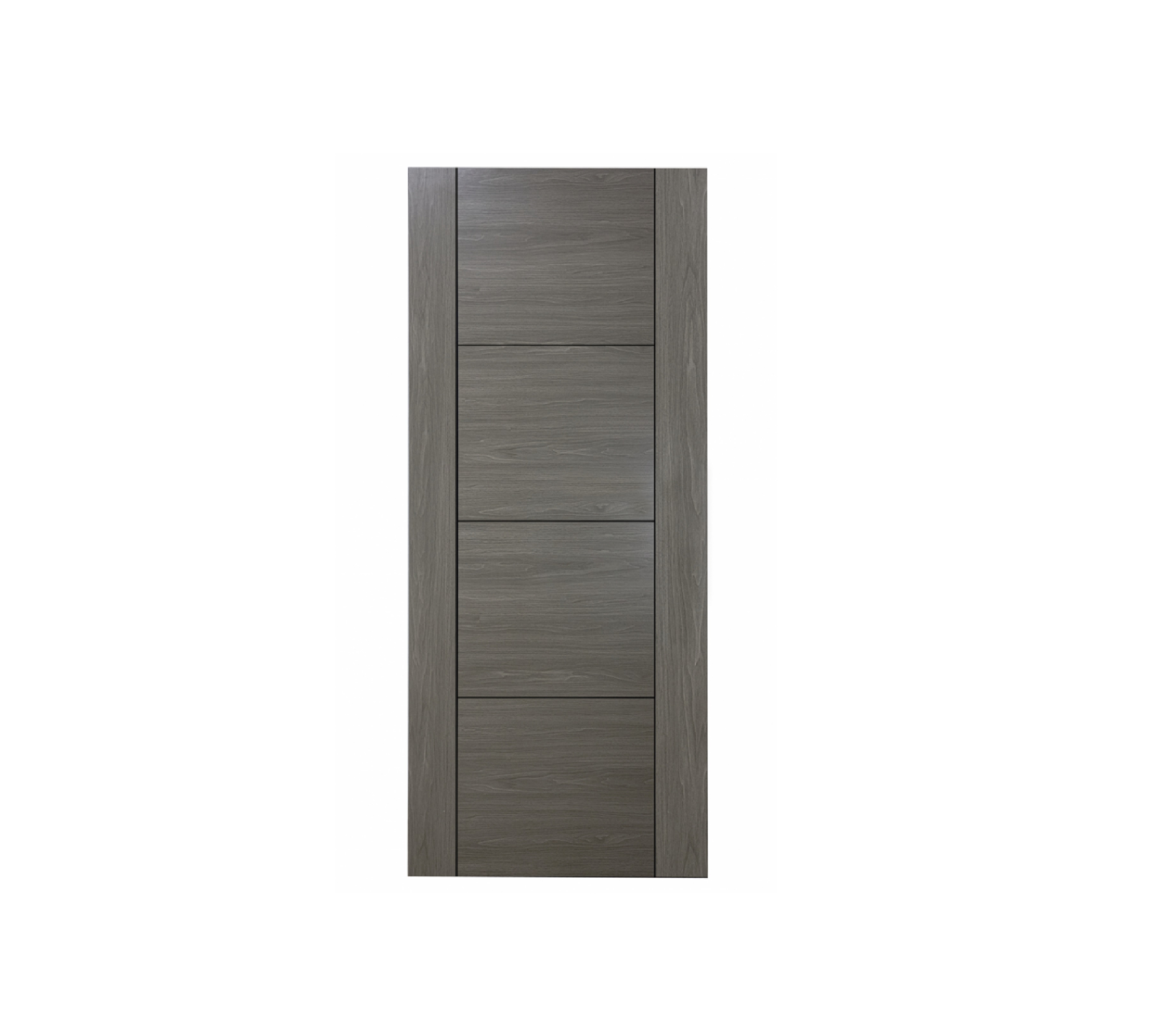 HOLZTUR ประตูเมลามีน MD-FC07-3 80x200ซม. Grey Walnut