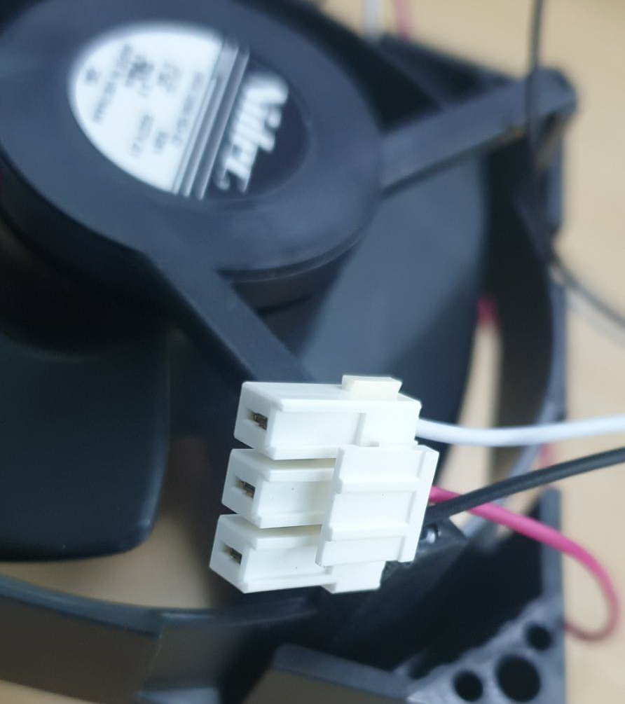 U92C12MS1B3-52 K091 พัดลมตู้เย็น SAMSUNG 12VDC (ไม่มีโฟมด้านข้าง)