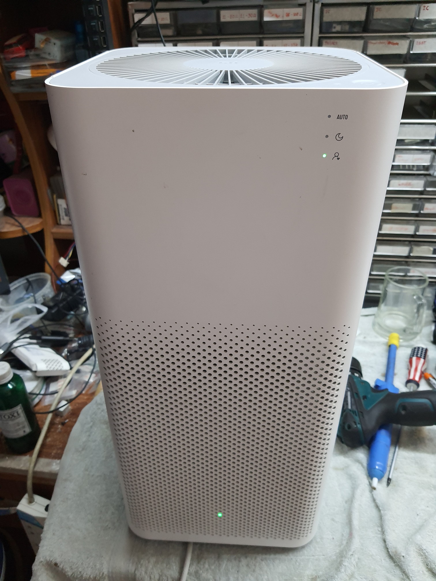 ซ่อมเครื่องฟอกอากาศ ยี่ห้อ Xiaomi รุ่น 2H อาการเครื่องไม่ทำงาน