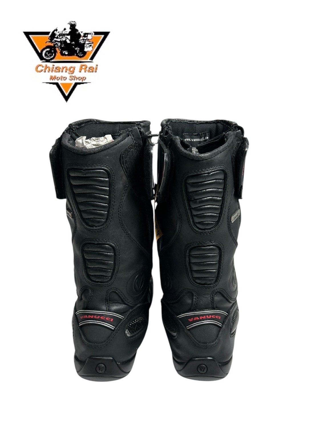 รองเท้าขี่มอเตอร์ไซด์( มือสอง) RCBT-030 Size ขนาดจากป้าย 39:EUR / 6:UK / 24.5:Cm.(Vanucci)