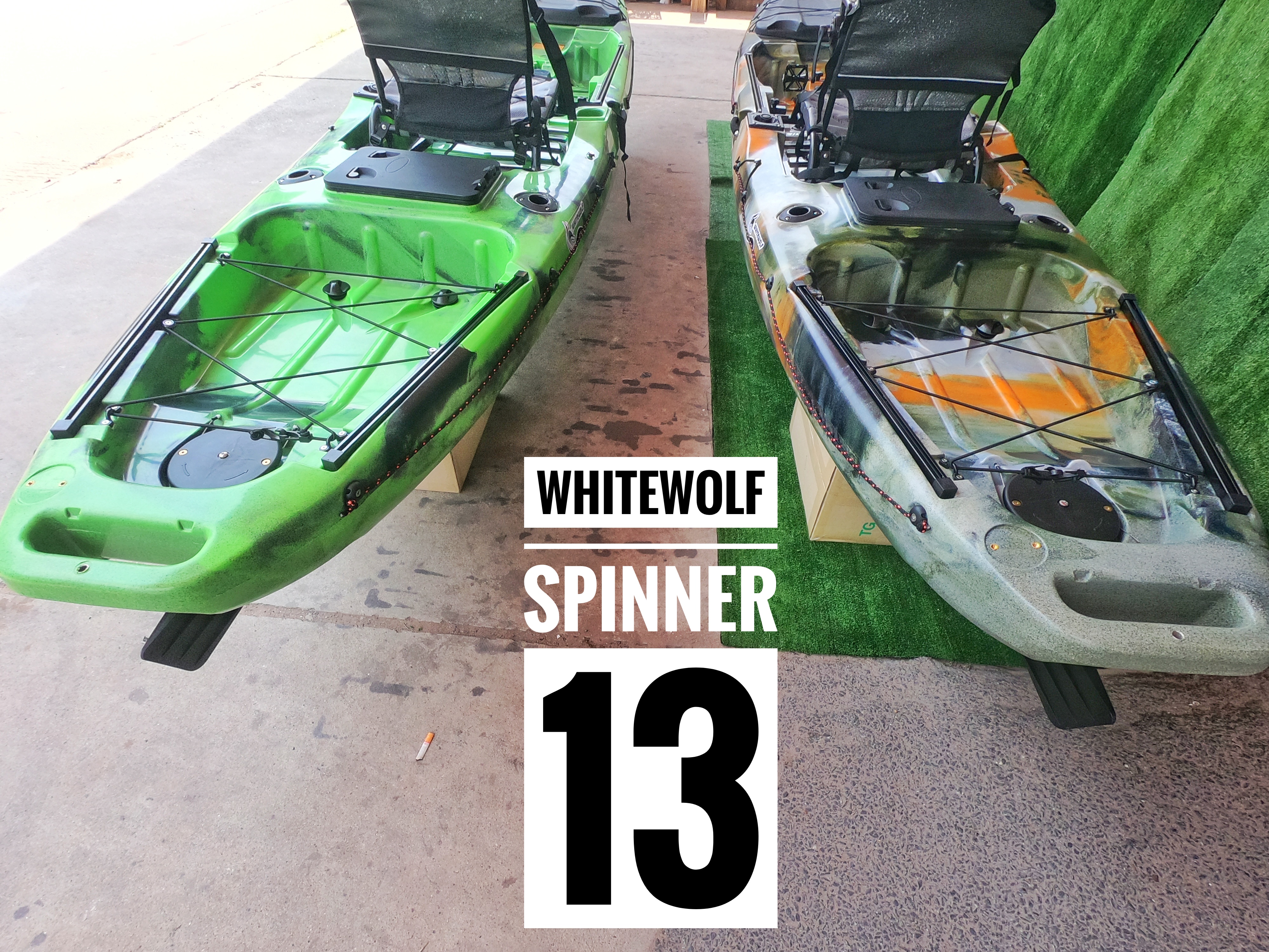 เรือคายัคเท้าปั่น 13 ฟุต/Pedal kayak Spinner 13 FT
