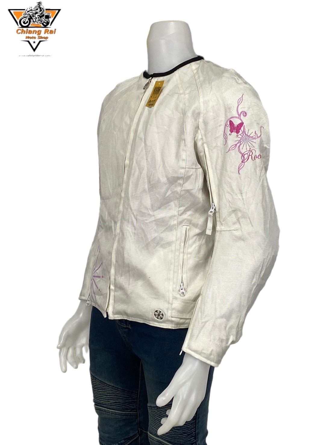 เสื้อขี่มอเตอร์ไซด์( มือสอง) RCSA 493: อก 46" ยาว 25" (L)**JOE ROCKET**