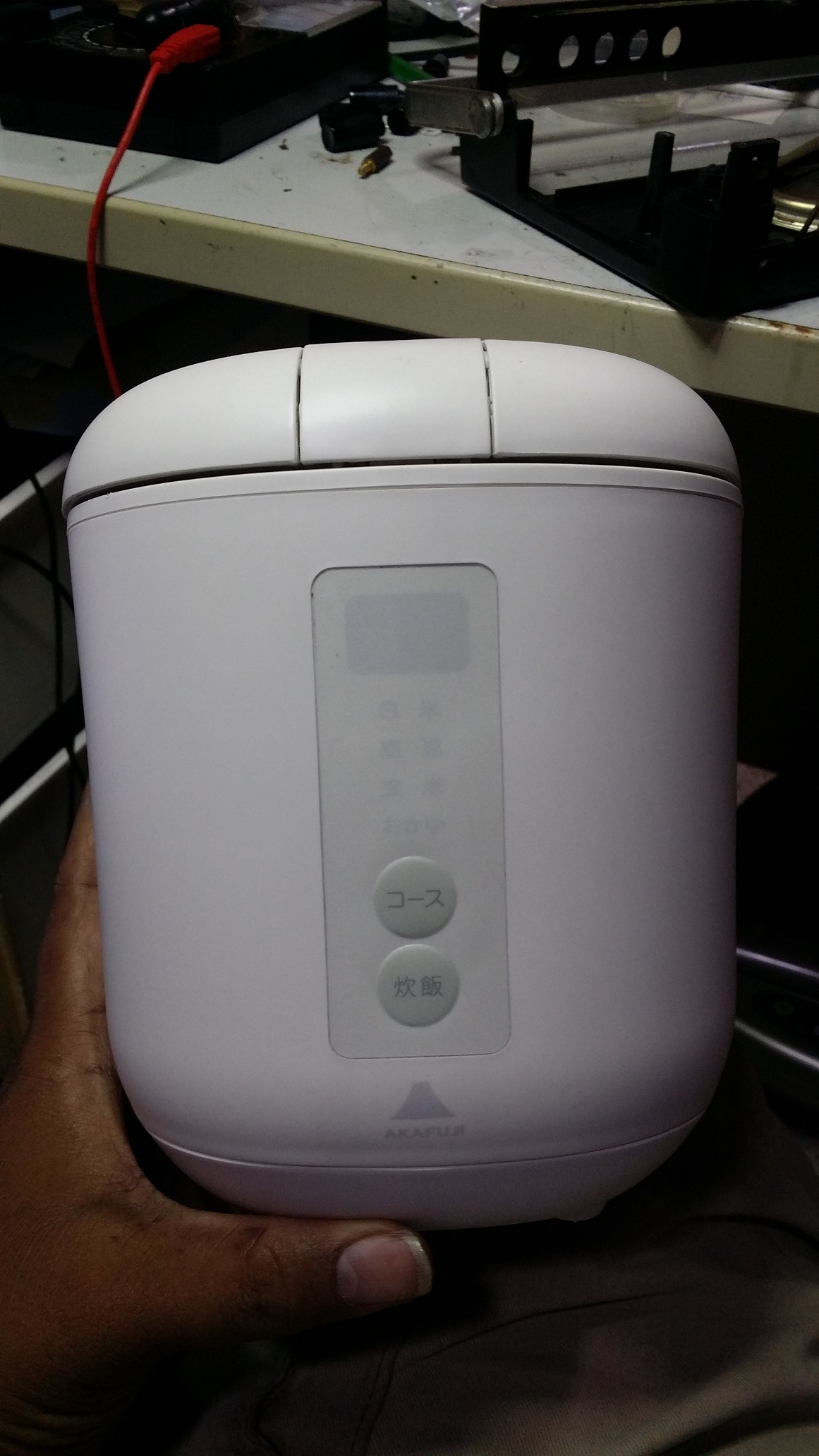 ซ่อมหม้อหุงข้าว ยี่ห้อ PODDI รุ่น AK-PD01 อาการซ๊อตดับไฟไม่เข้า