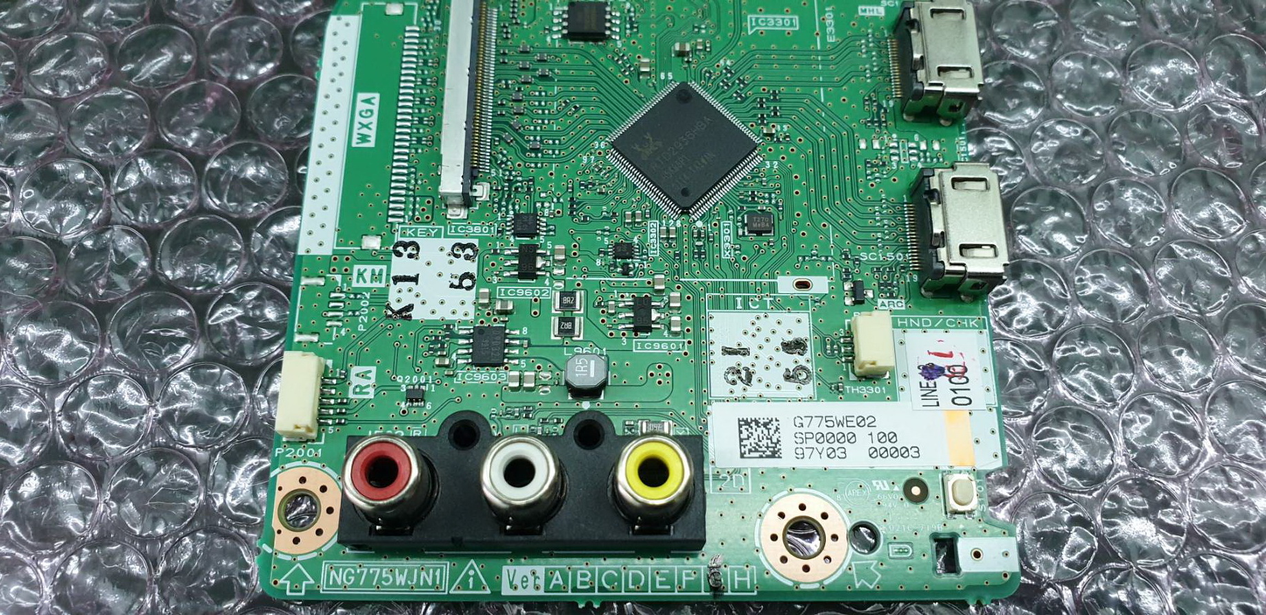 LC-40SA5200X MAIN BOARD ของใหม่บริษัท พาร์ท DKEYMG775FM02
