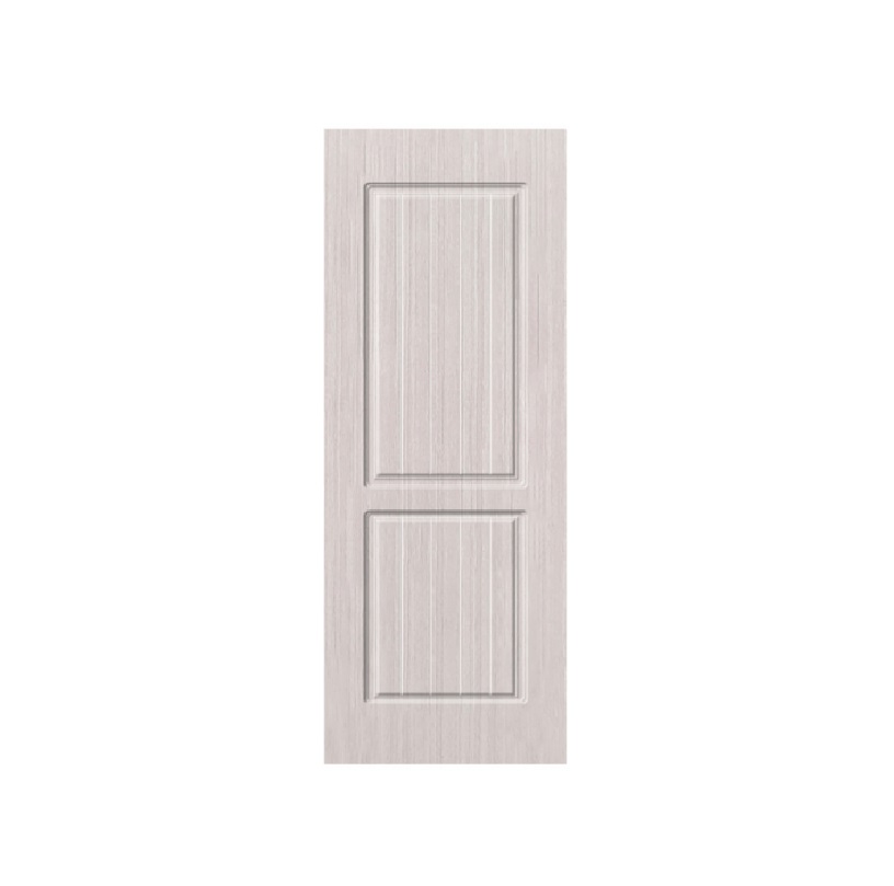 HOLZTUR ประตูปิดผิวพีวีซี บานทึบลูกฟัก PVC-P19-2 80x200ซม. SILVER OAK