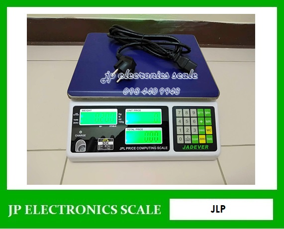 เครื่องชั่งคำนวณราคา3kg เครื่องชั่งคิดราคา3kg เครื่องชั่ง3กิโลกรัม เครื่องชั่งน้ำหนัก3กิโล เครื่องชั่งน้ำหนัก3kg ตาชั่ง3กิโล กิโลดิจิตอล3กิโล เครื่องชั่ง3kg*0.5g JADEVER รุ่น JPL-3K ขนาดถาดชั่งน้ำหนัก 294*228mm. (พร้อมตรวจรับรองจากกรม ชั่ง ตวง วัด)
