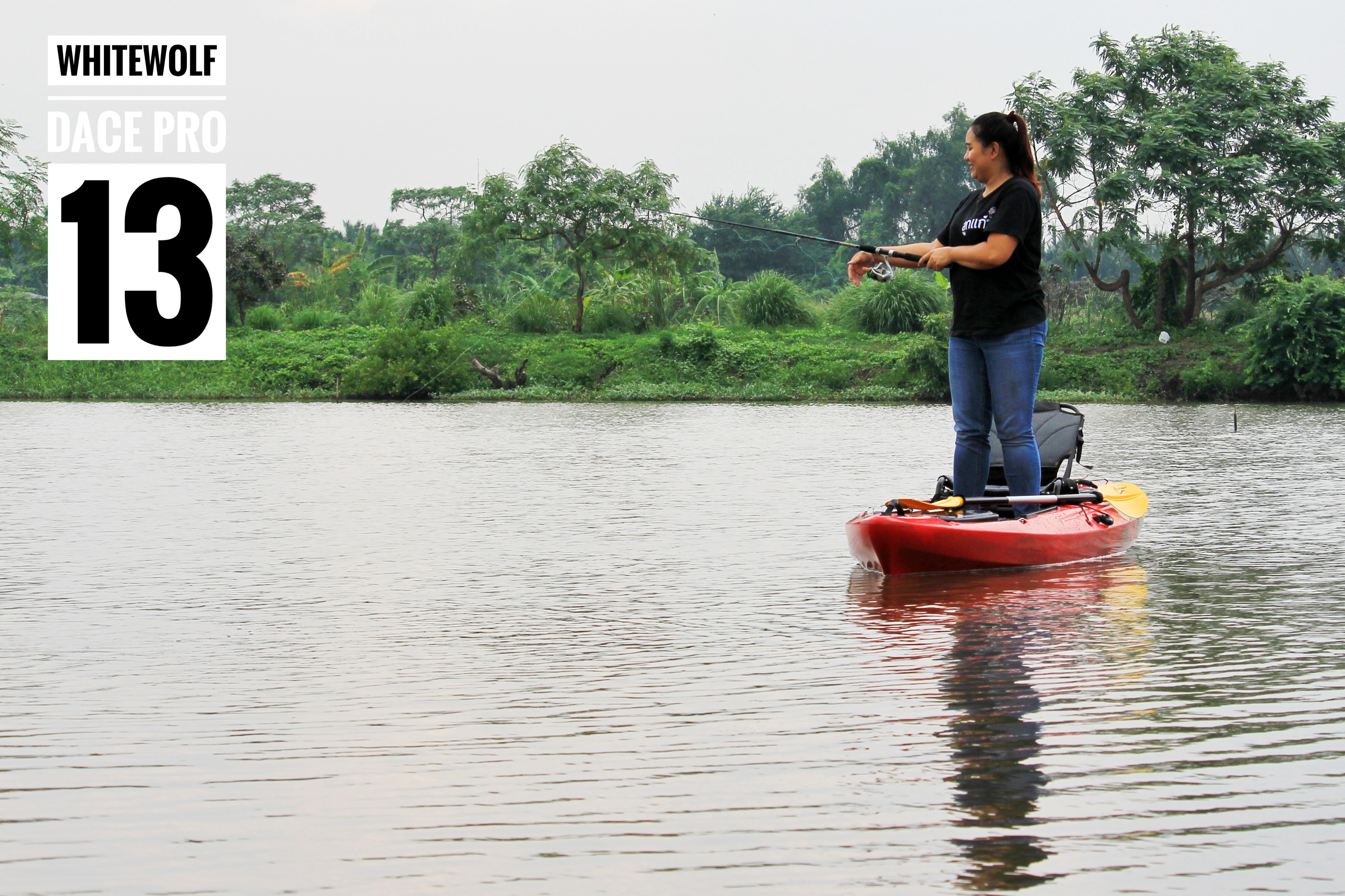 เรือคายัคตกปลา 13 ฟุต / Fishing kayak 13 ft