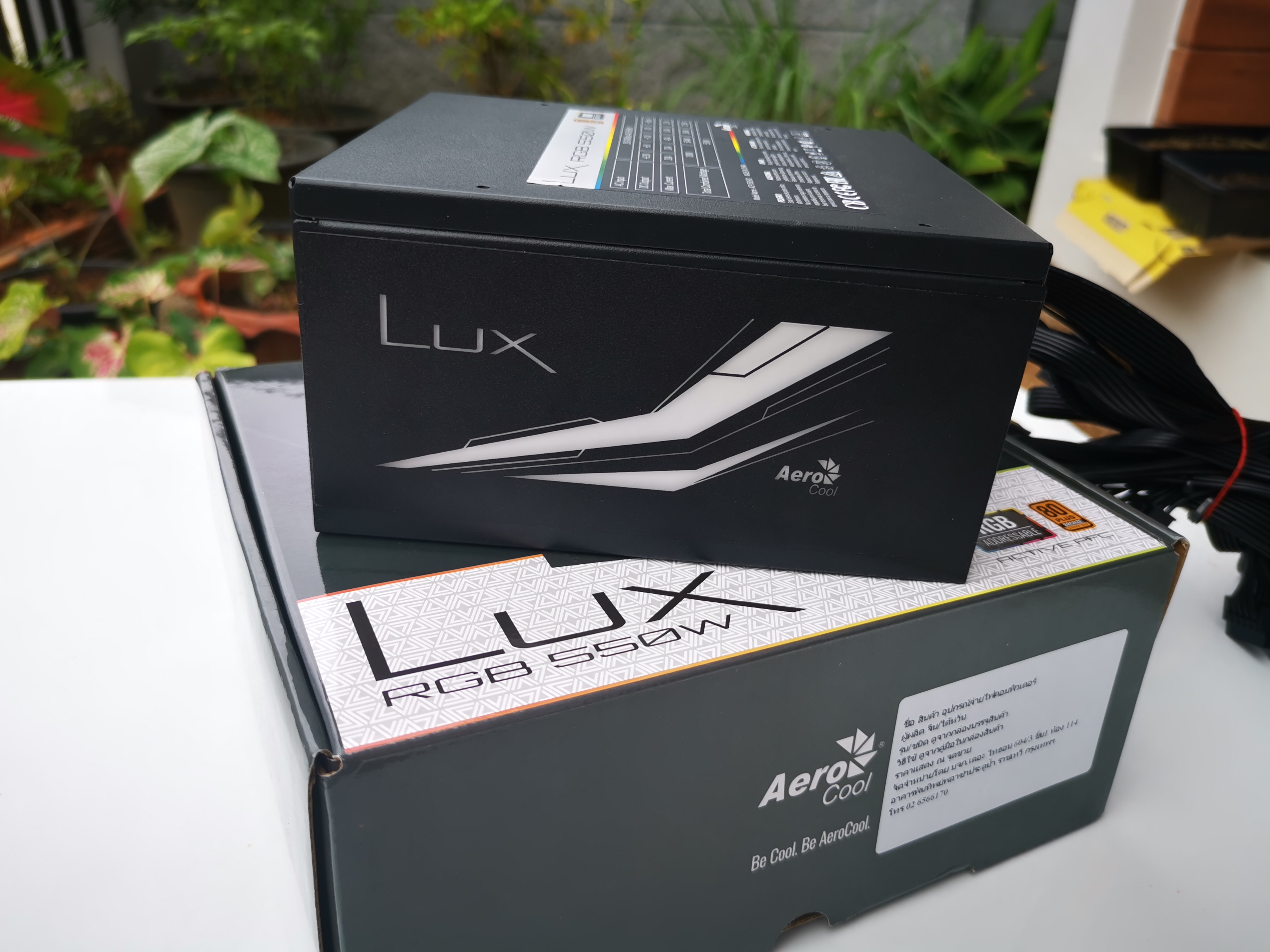 PSU AEROCOOL LUX RGB 550W (80+ Bronze)