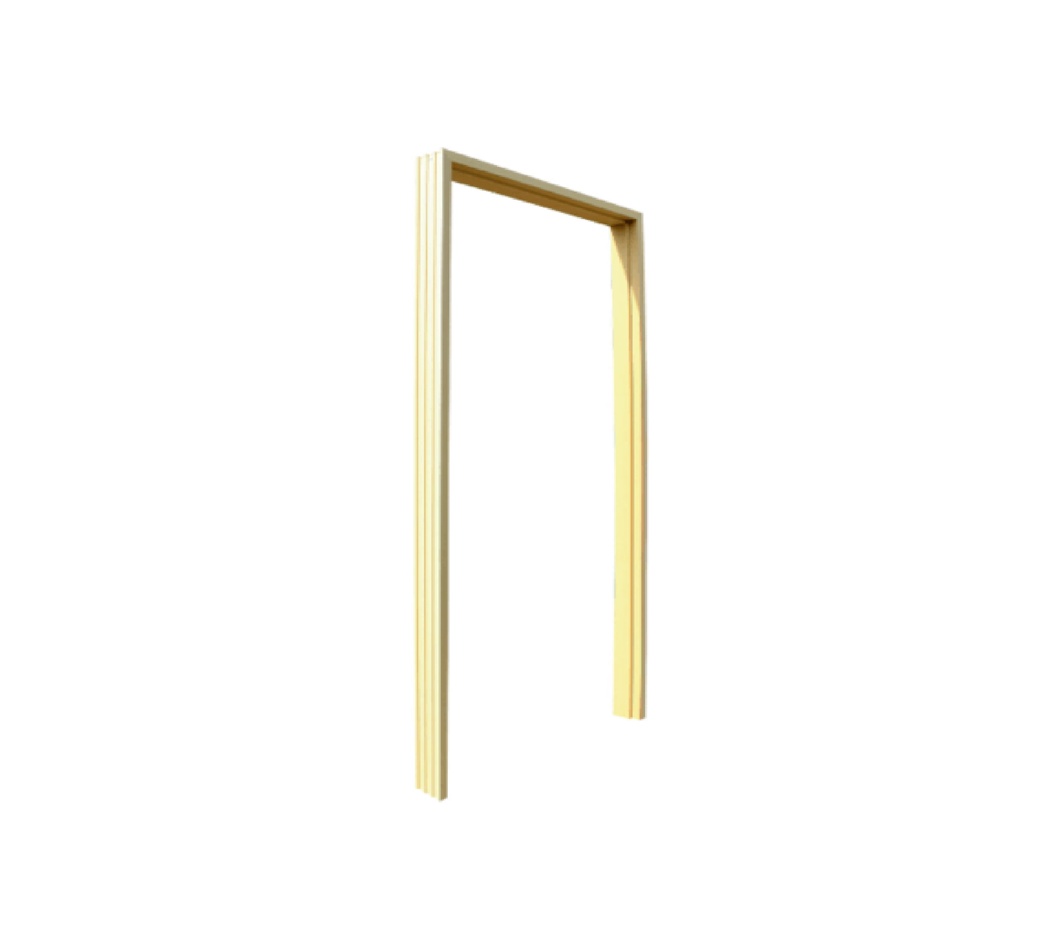 ECO DOOR วงกบประตู WPC TVWG-100 80x200ซม. สีแอช