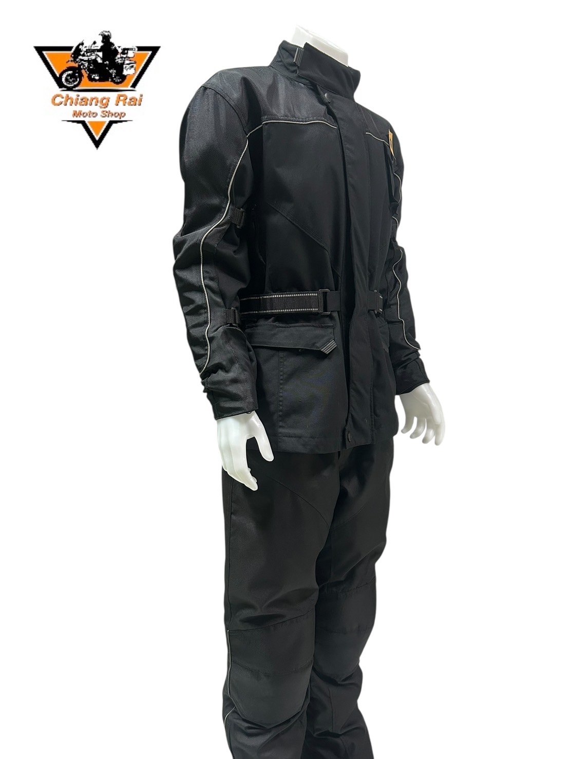 ชุดสำหรับขี่มอเตอร์ไซด์ (มือสอง) SET 036 ชุดทัวริ่ง เสื้อการ์ด + กางเกง ยี่ห้อ*CraneRoad*