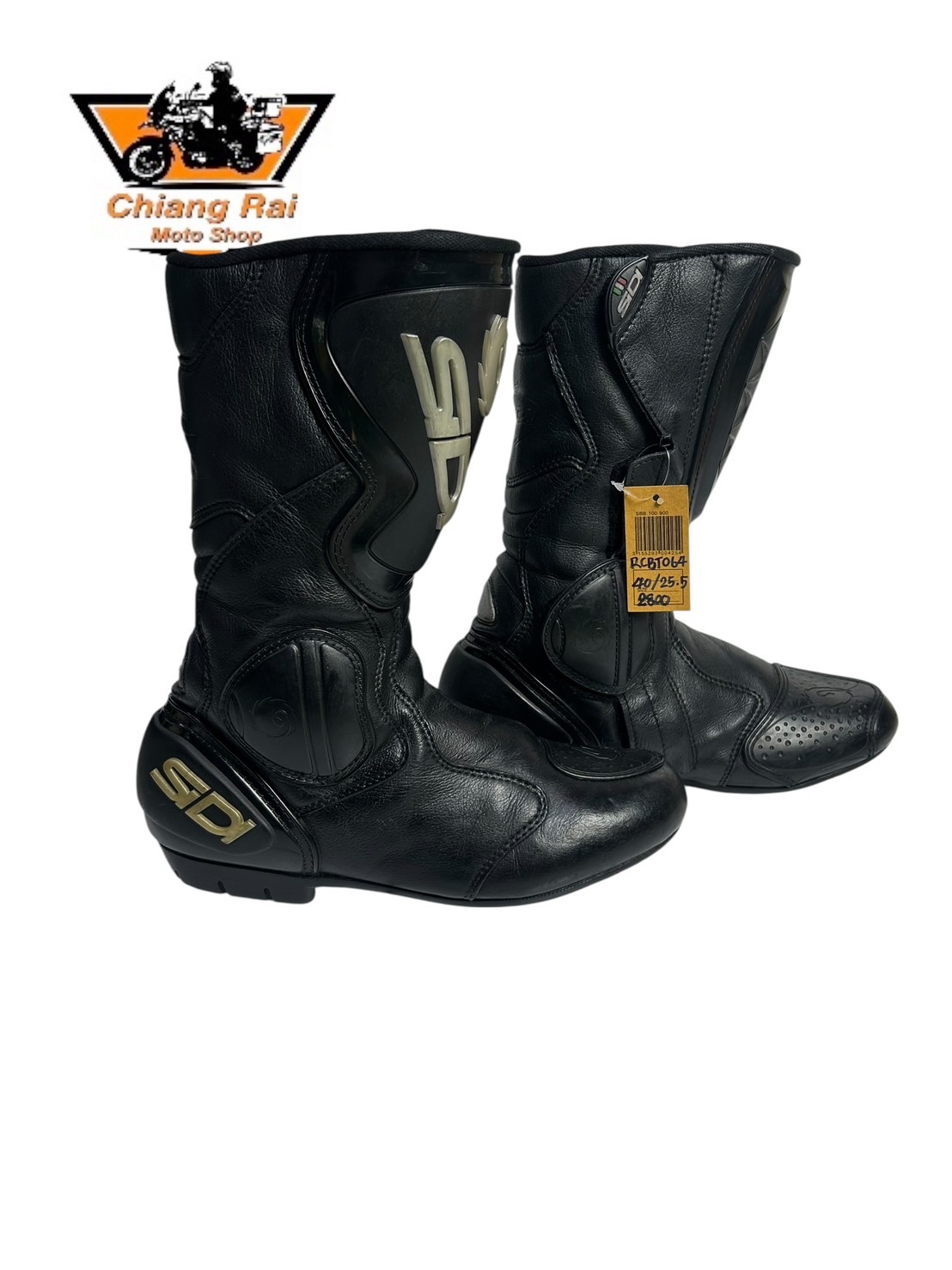 รองเท้าขี่มอเตอร์ไซด์( มือสอง) RCBT-064 Size ขนาดจากป้าย 40:EUR / 6.5:UK / 25.5:Cm.(SIDI)