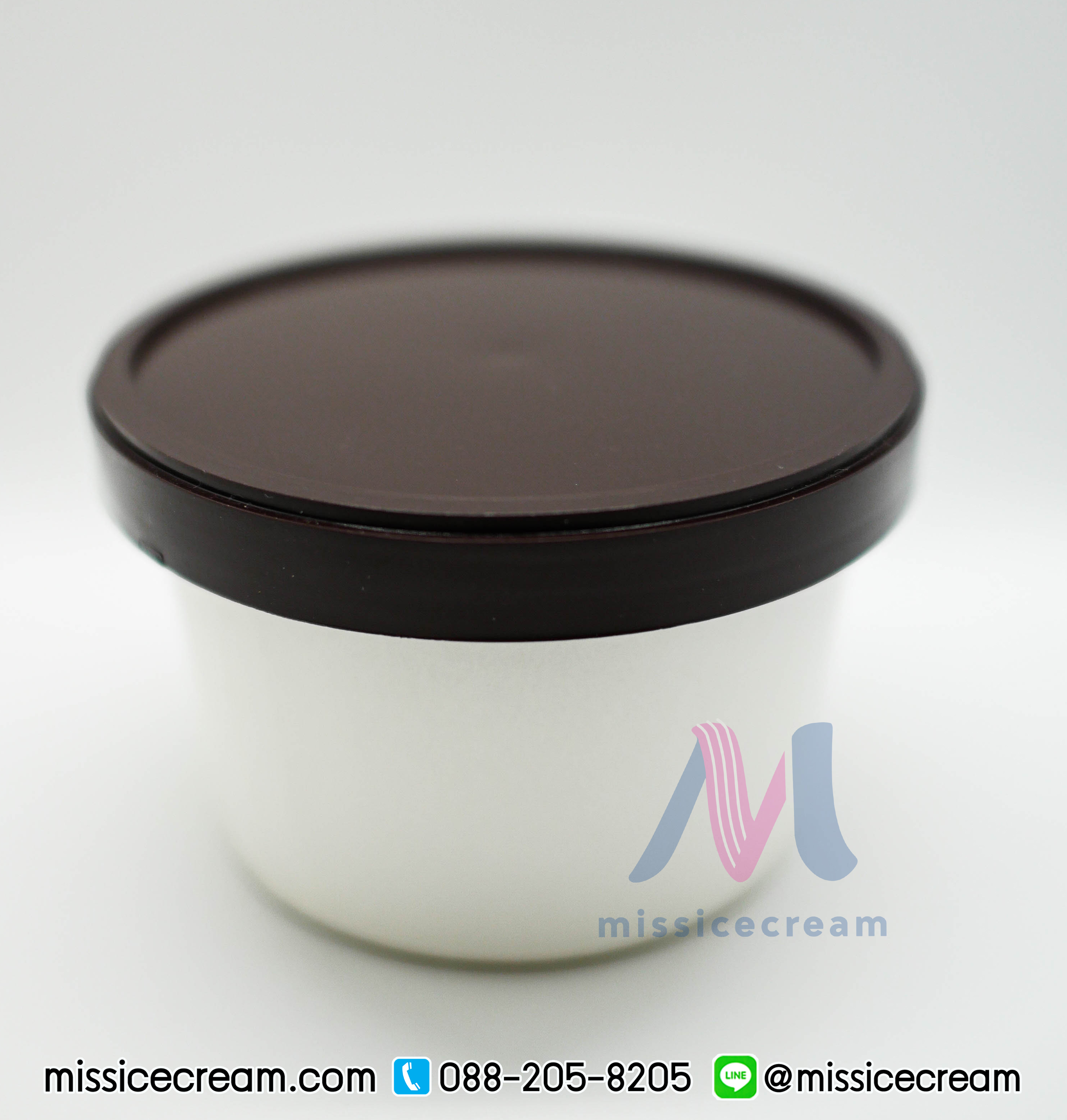 ถ้วยกระดาษ 3 oz. - ฝาพลาสติก พร้อมช้อนใต้ฝา