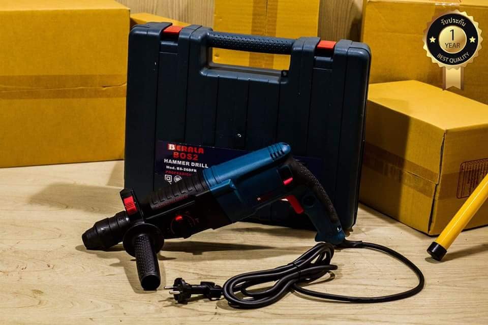 BERALA สว่านโรตารี่ เจาะกระแทกไฟฟ้า 3 ระบบ รุ่น 2-26