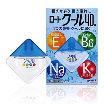 น้ำตาเทียม Rohto Vita Cool สีฟ้า (เย็นระดับ 5)