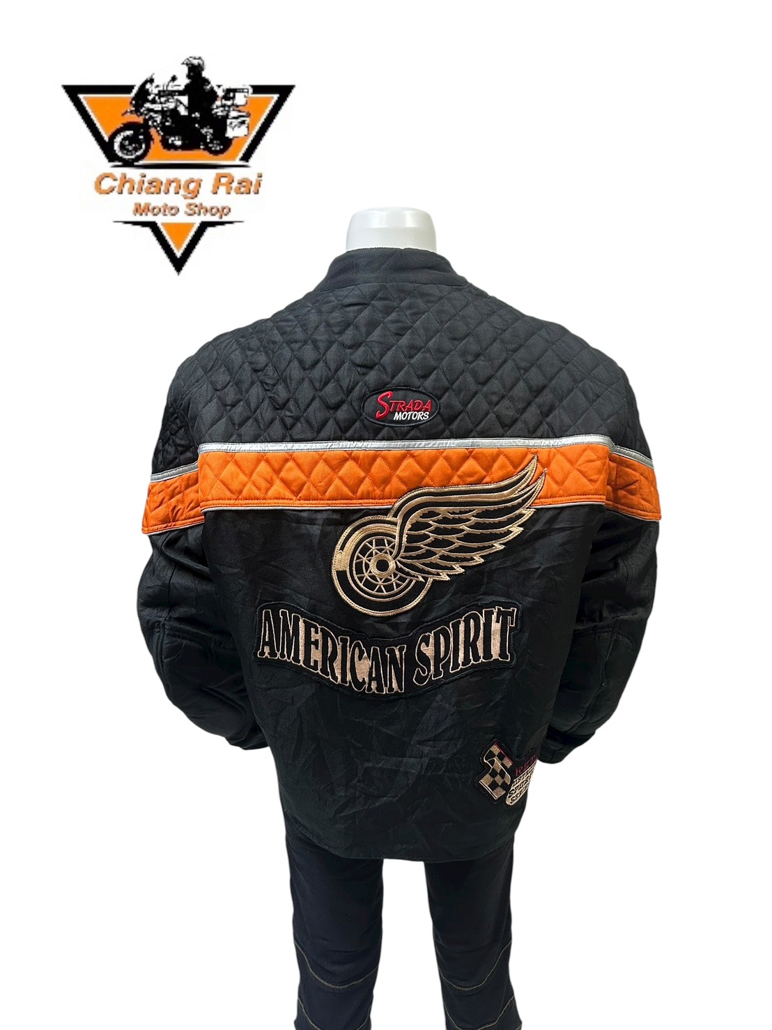 เสื้อขี่มอเตอร์ไซด์( มือสอง) CRSB 071 : อก 52" ยาว 28" (XL) **Strada**