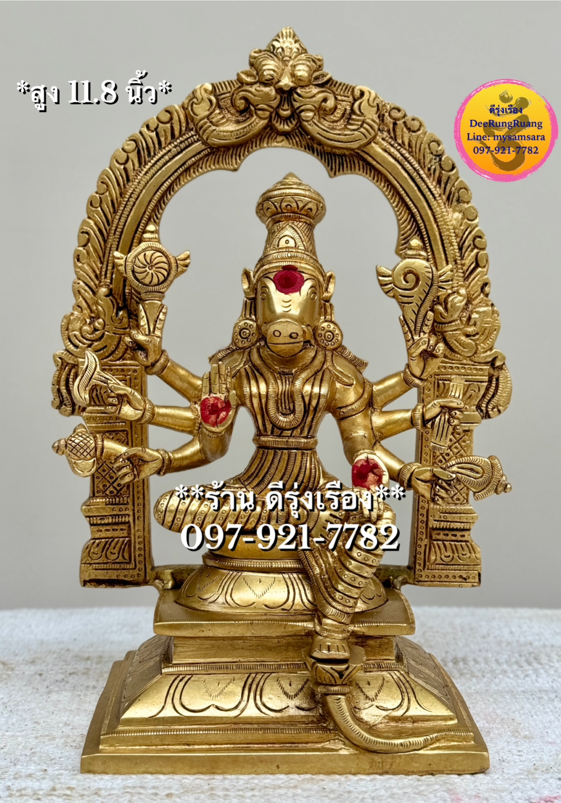 พระแม่วาราหิณี~Varahini (สูง 11.8 นิ้ว) **Fine Quality Piece**