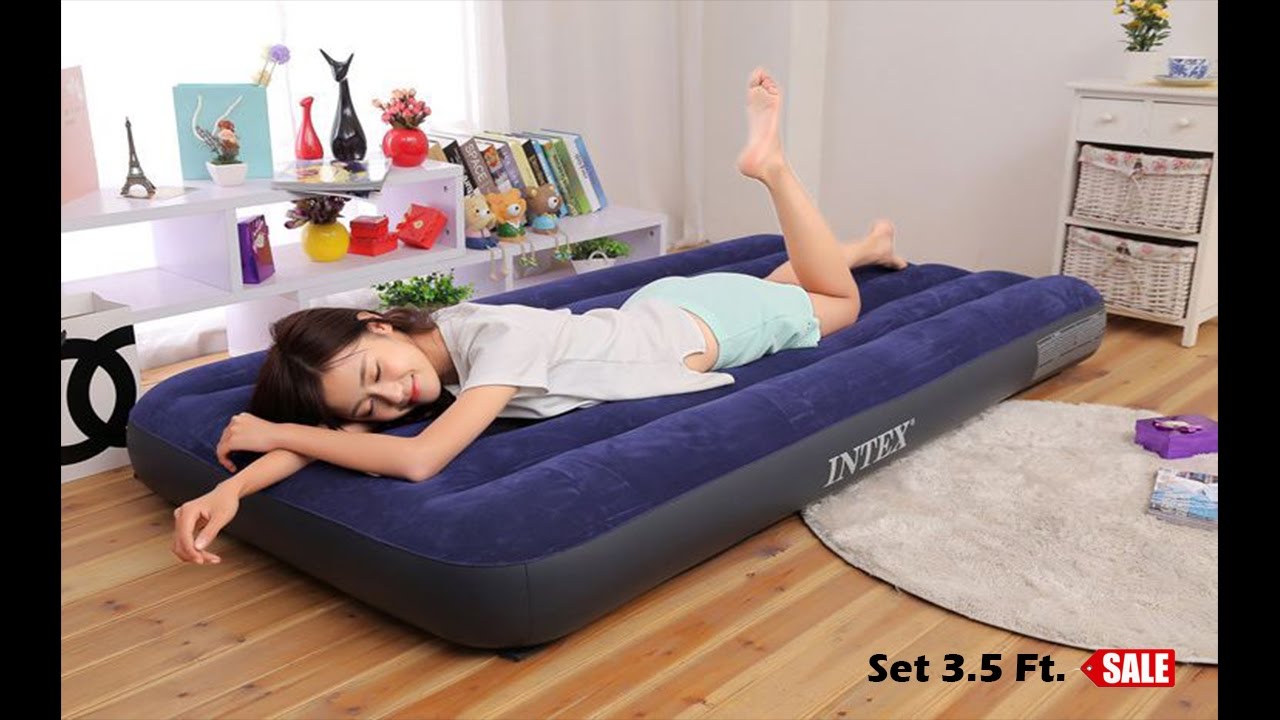 INTEX ที่นอนเป่าลม แค้มป์ แคมป์ปิ้ง ปิคนิค 3.5 ฟุต รุ่น 68757