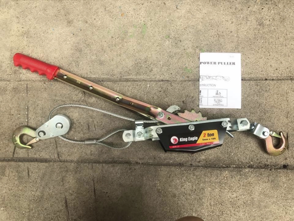 รอกสลิง มือโยก ยี่ห้อ King Eagle 2 ตัน ยาว 3 เมตร