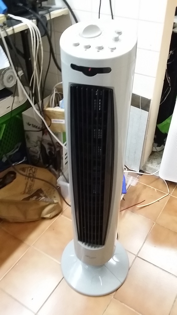 ซ่อมพัดลมทาวเวอร์ ยี่ห้อ MAGIC COOL รุ่น TF-1 อาการพัดลมไม่หมุน