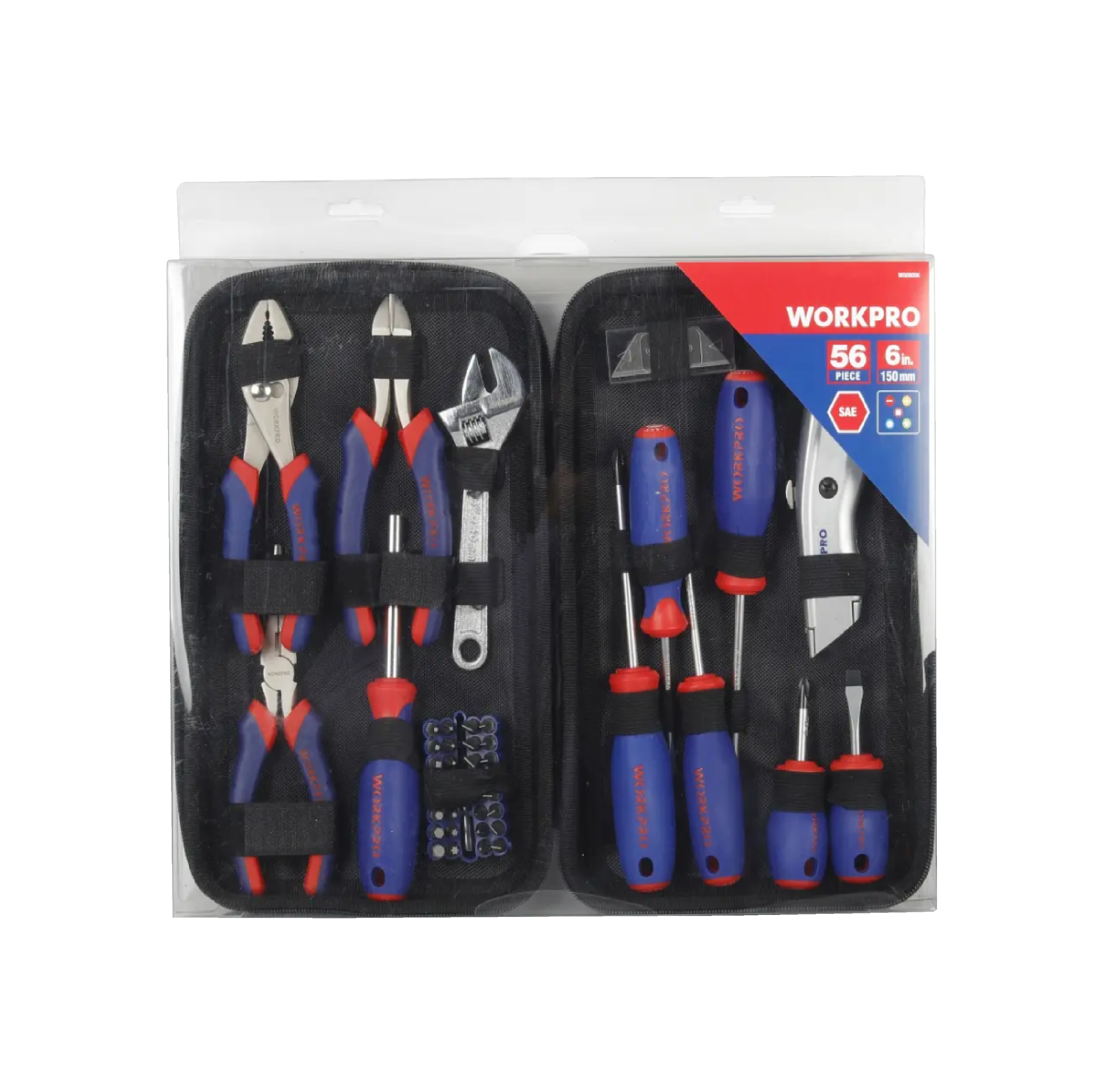 WORKPRO ชุดเครื่องมือช่าง 56ชิ้น รุ่น W009096