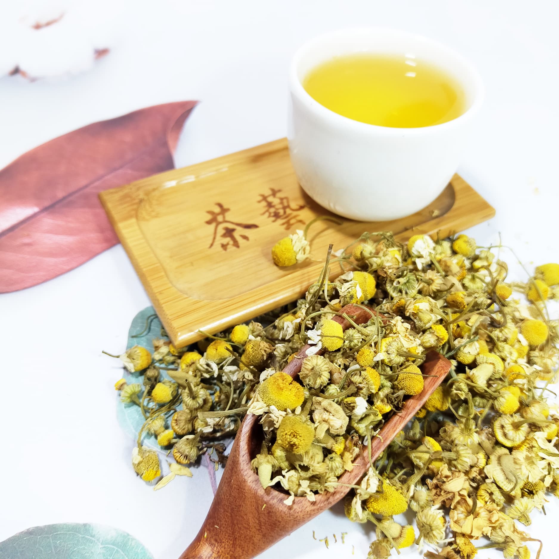 ชาคาโมมายล์ ชาเพื่อการผ่อนคลาย หลับง่าย ขนาด 50 กรัม