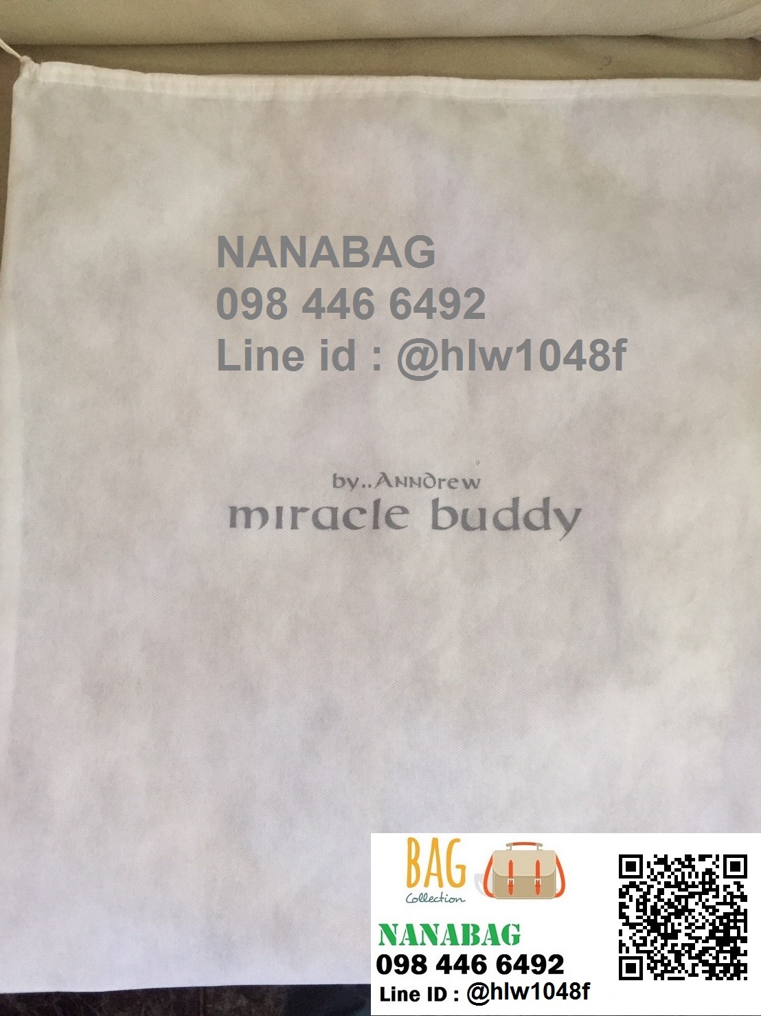 ถุงผ้าหูรูดใบใหญ่ กระเป๋าผ้าสปันบอน50แกรม ใส่ของบริจาค ขนาดกระเป๋าผ้าสปันบอน17*19นิ้ว ผ้าสปันบอน กระเป๋าผ้าสปันบอน ถุงผ้าสปันบอน (หูรูดเฉพาะปาก)