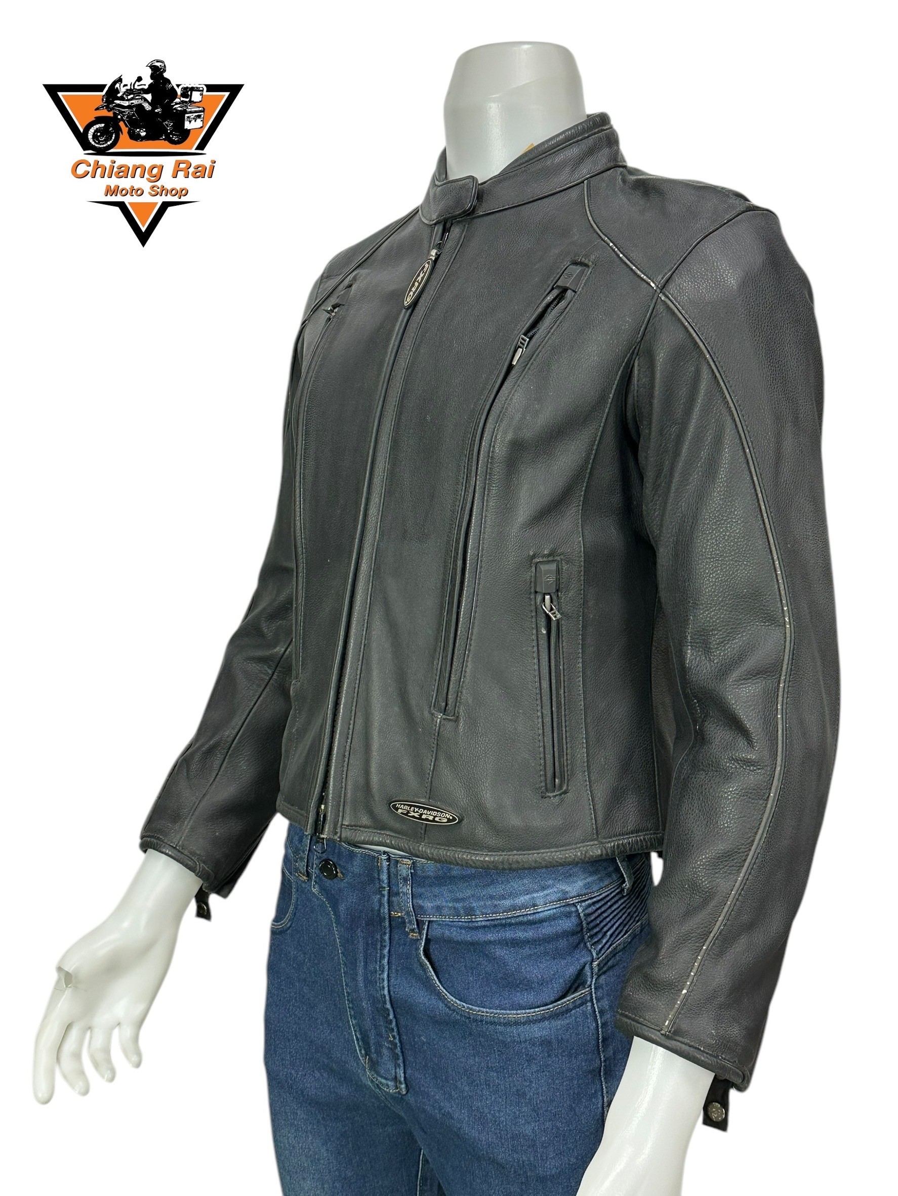 เสื้อขี่มอเตอร์ไซด์( มือสอง) RCSA 969 : อก 36-38" ยาว 21" (S) **Harley Davidson**