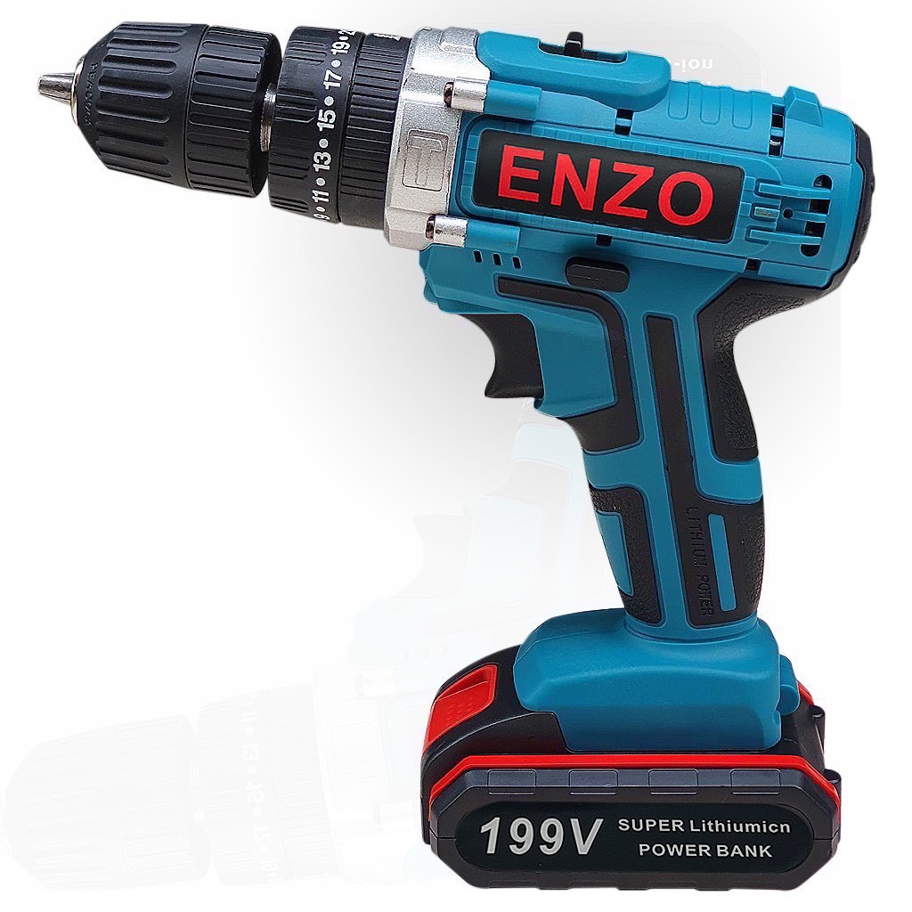 สว่านแบตกระแทก ENZO 199V พร้อมอุปกรณ์