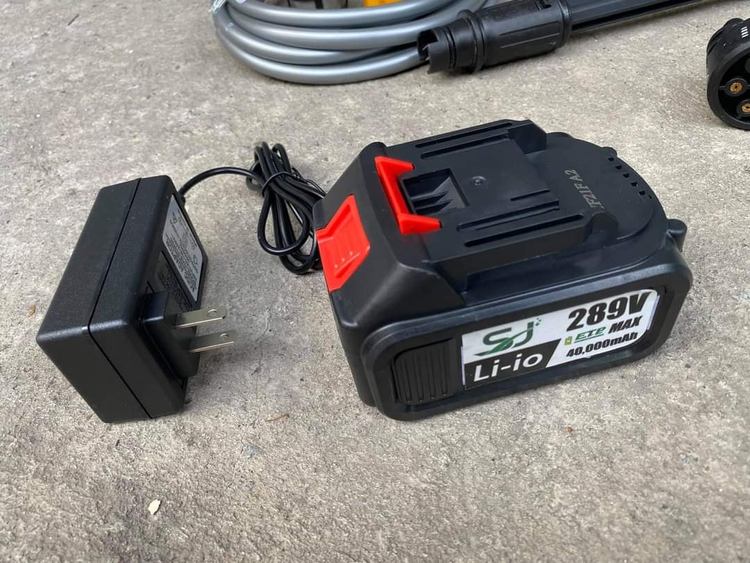 ปืนอัดฉีดแรงดันสูงไร้สาย ยี่ห้อ SJ รุ่น 289V