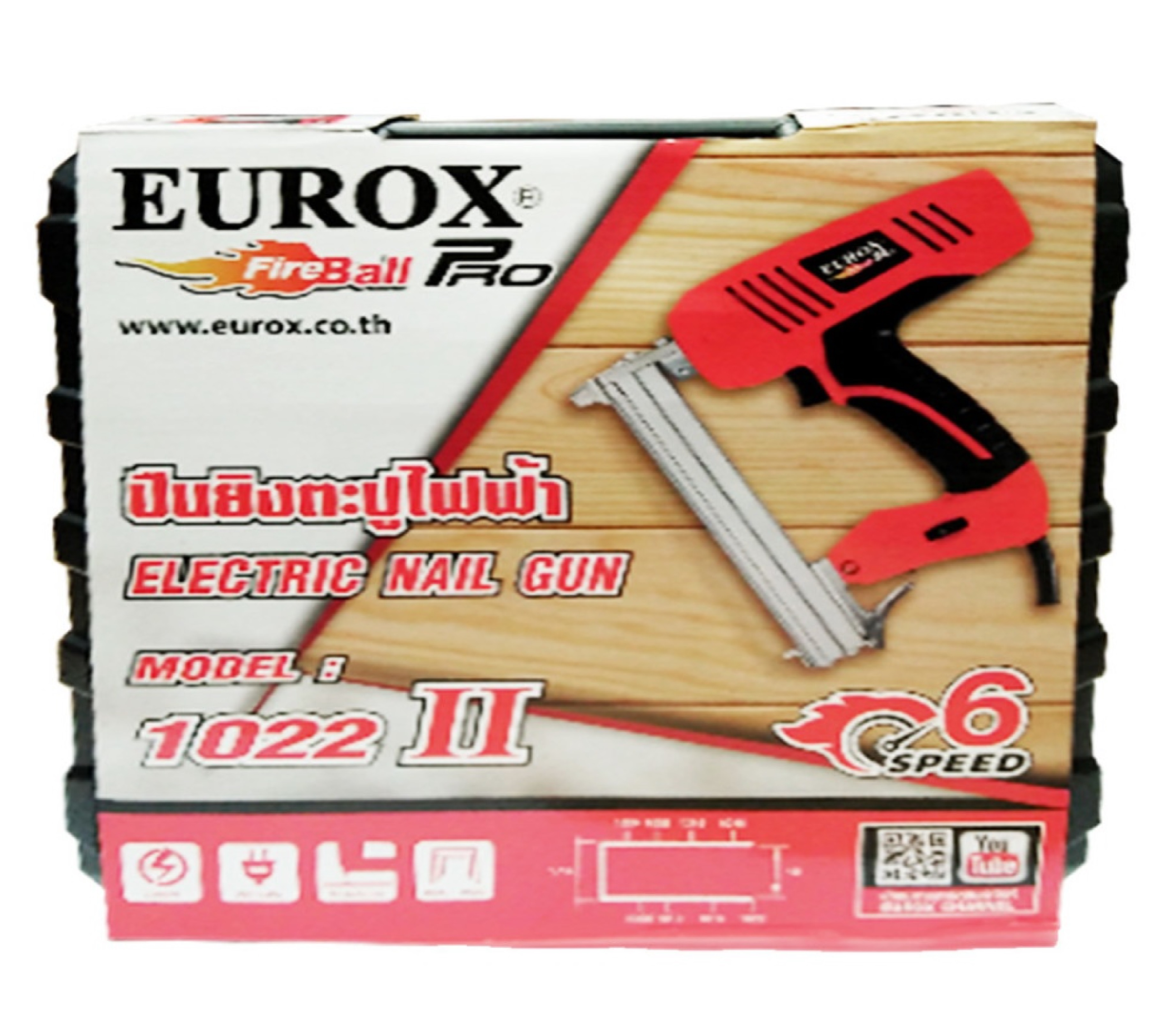 EUROX ปืนไฟฟ้า ยิงตะปูรุ่น 1022J