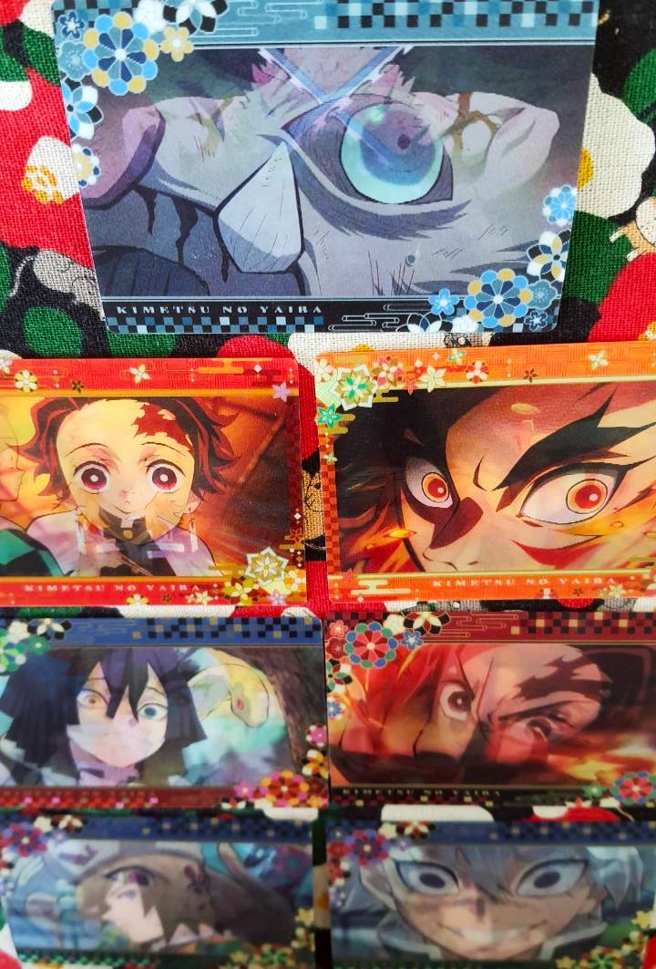 การ์ด 3D สามมิติ สวยมาก Demon Blade Demon Slayer Kimetsu no yaiba ดาบพิฆาตอสูร จากญี่ปุ่น Size : 8.5 x 6 cm ได้ทั้ง 7 ชิ้น ตามภาพ