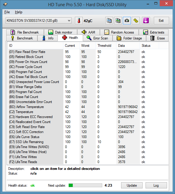 SSD Kingston 120G (SV300S37A)