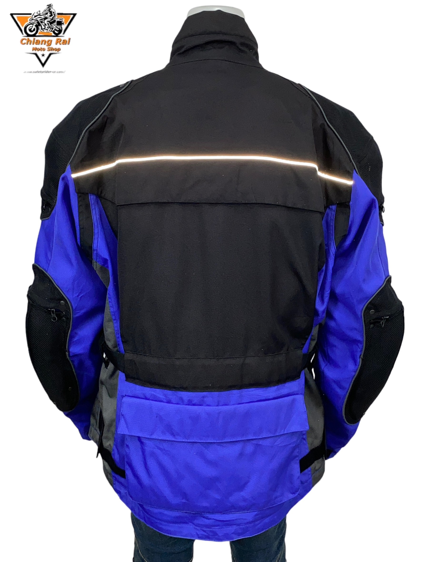 เสื้อขี่มอเตอร์ไซด์( มือสอง) RCTA 488: อก 56" ยาว 29" (2XL) **JOE ROCKET**