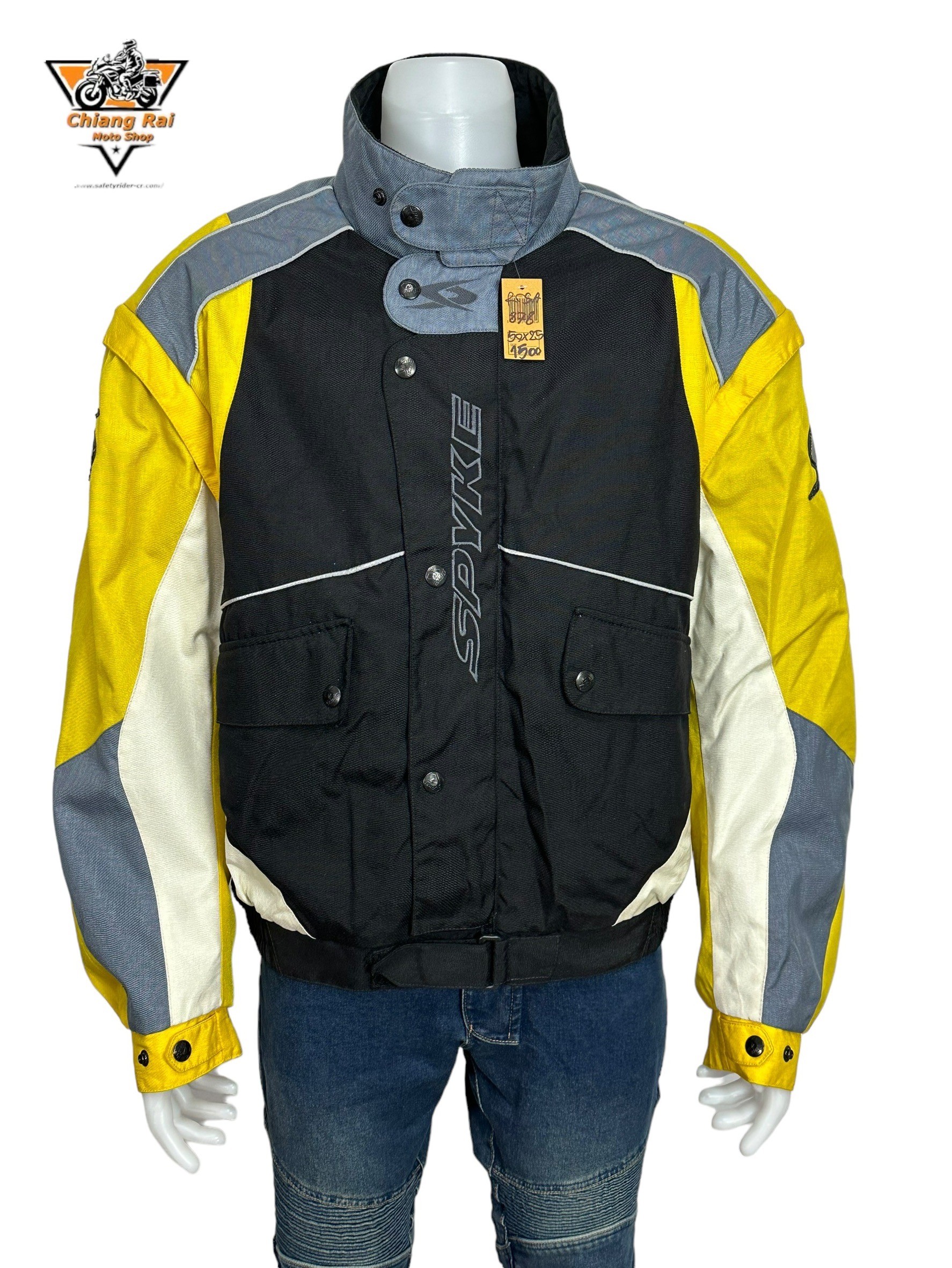 เสื้อขี่มอเตอร์ไซด์( มือสอง) RCSA 878 : อก 50" ยาว 25" (XL) **SPYKE**