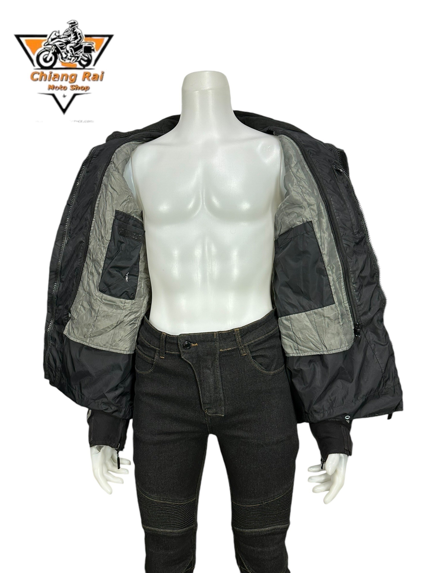 เสื้อขี่มอเตอร์ไซด์( มือสอง) RCTA 678 อก 50" ยาว 26"(XL) **RIC-HA**