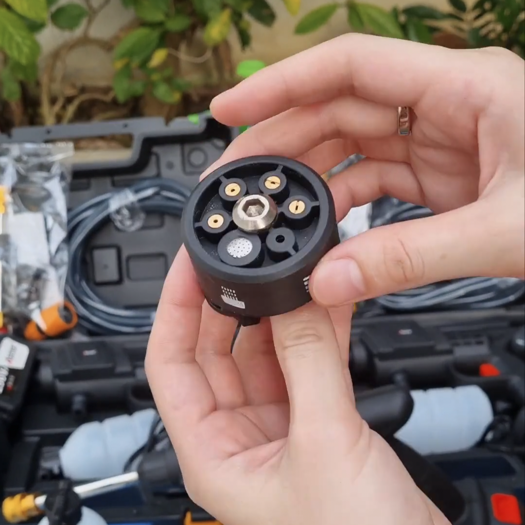 หัวปรับ 6 ระดับ ต่อกับปืนอัดฉีดแรงดันสูงไร้สาย รุ่น เปลี่ยนหัวได้