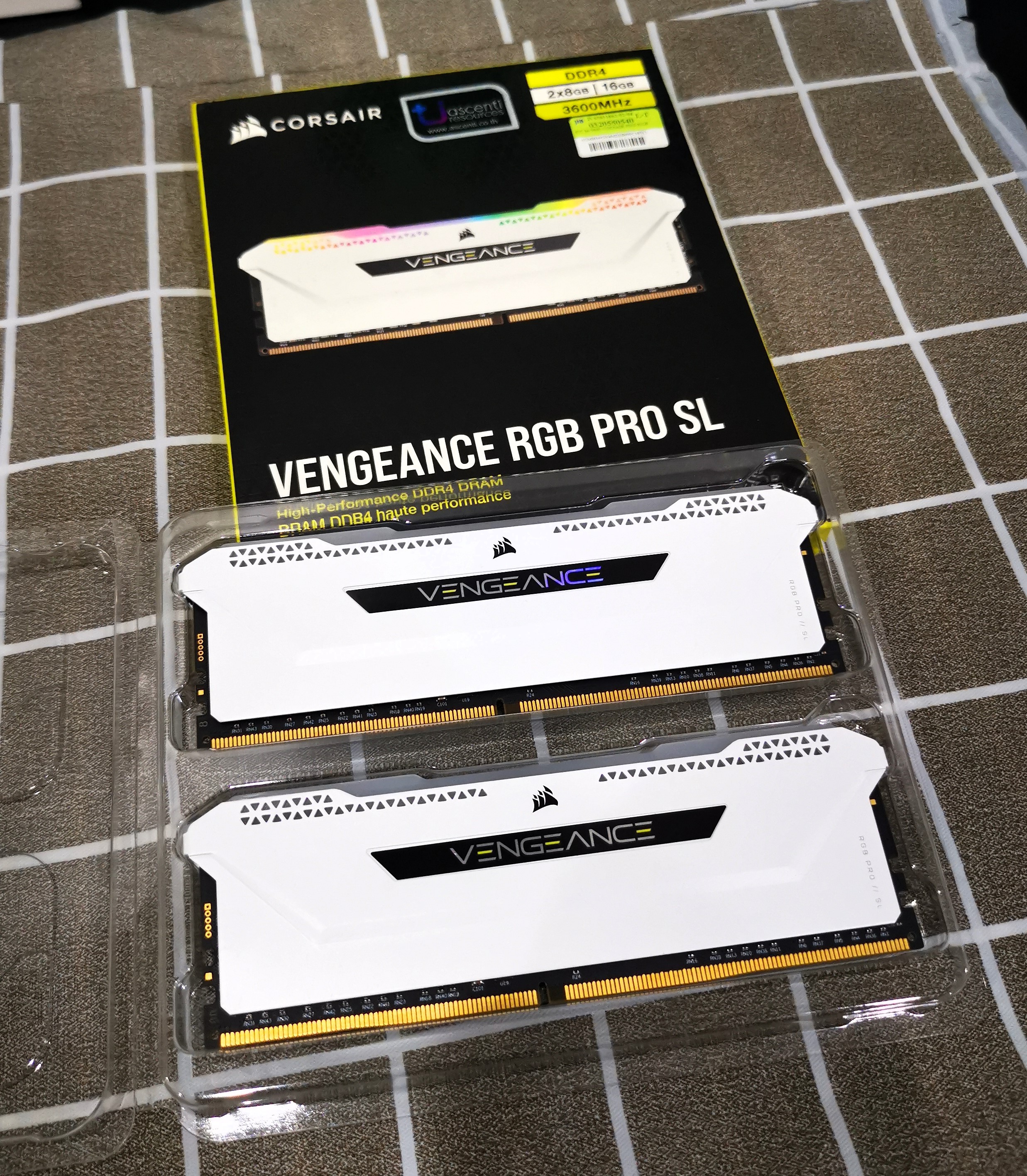 Ram Corsair Vengeance RGB Pro SL DDR4 16G(8*2)/3600