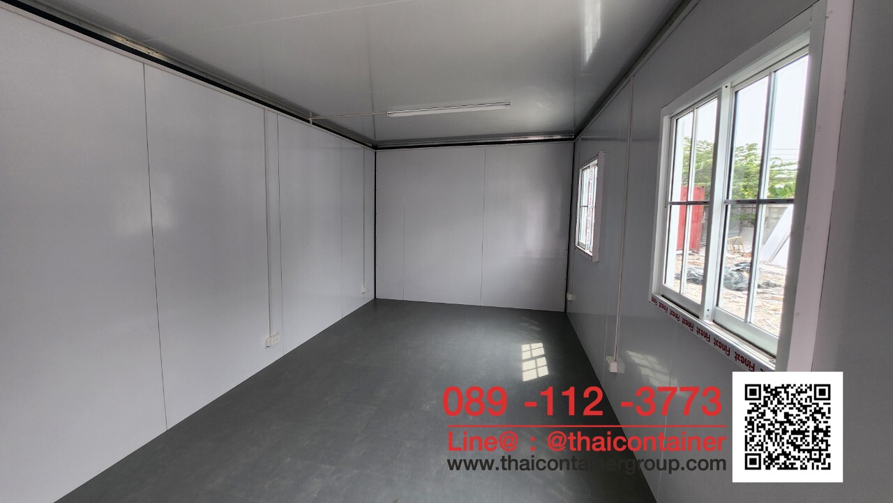 ตู้ออฟฟิต ผนัง สำเร็จรูป 3*6ม. ตู้สำนักงาน สำนักงานเคลื่อนที่