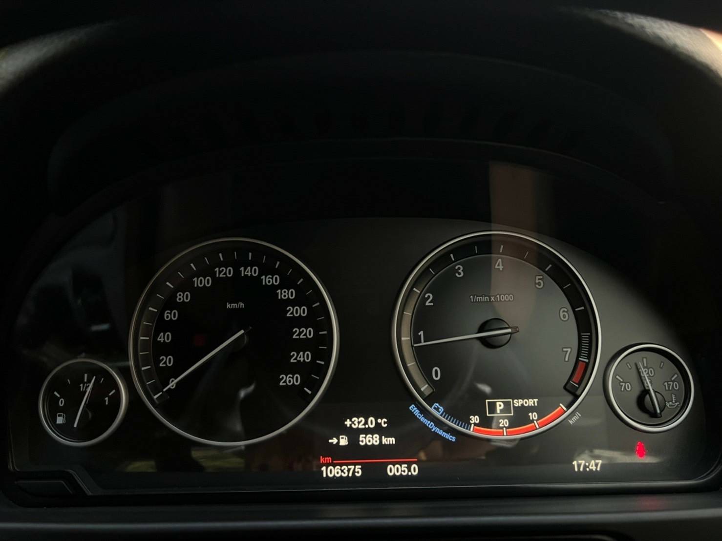 BMW 528i M Sport สีดำ Model F10 Lci ปี 2015
