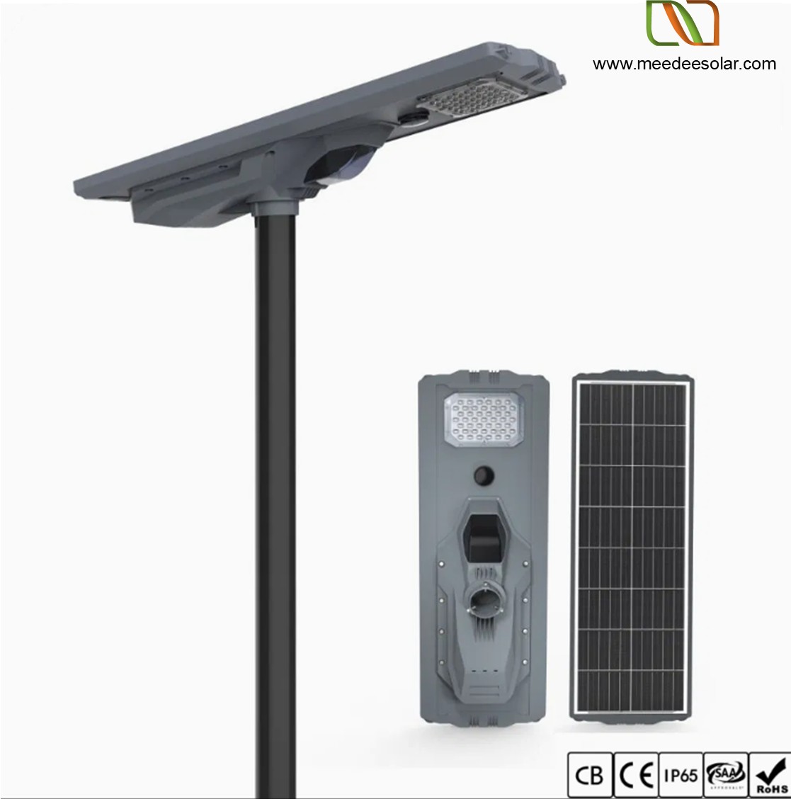 ไฟถนนพลังงานแสงอาทิตย์ All in One รุ่น Super Lumens 100W