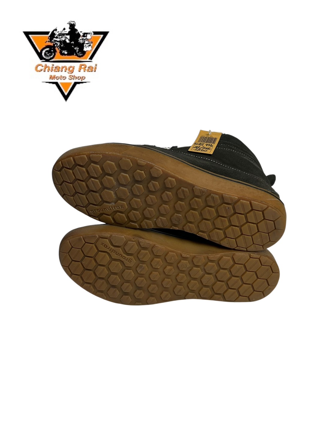 รองเท้าขี่มอเตอร์ไซด์( มือสอง) RCBT-116 Size ขนาดจากป้าย 42:EUR / 8:UK / 26.5:Cm.(TCX)